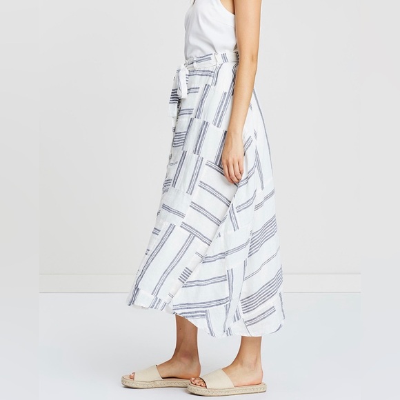 NWT Ralph Lauren Linen Patchwork Skirt - Picture 3 of 8